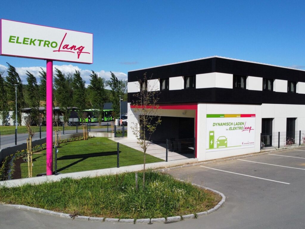 Ladepunkte am Firmengelände von Elektro Lang in Arnfels