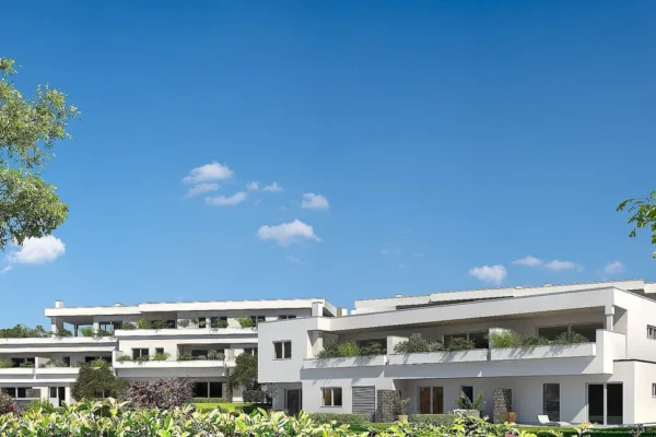 Terrassenhäuser Lassnitzau am Hang