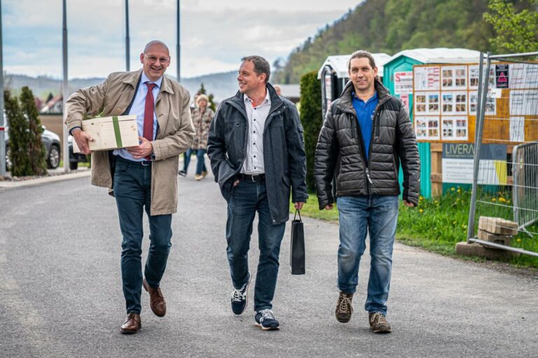 Grundsteinlegung des E.N.G.E.L. in Arnfels am 25. April 2023, Bild 8 von 39
