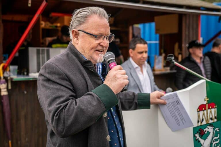 Grundsteinlegung des E.N.G.E.L. in Arnfels am 25. April 2023, Bild 19 von 39
