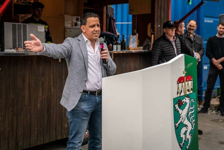 Grundsteinlegung des E.N.G.E.L. in Arnfels am 25. April 2023, Bild 20 von 39