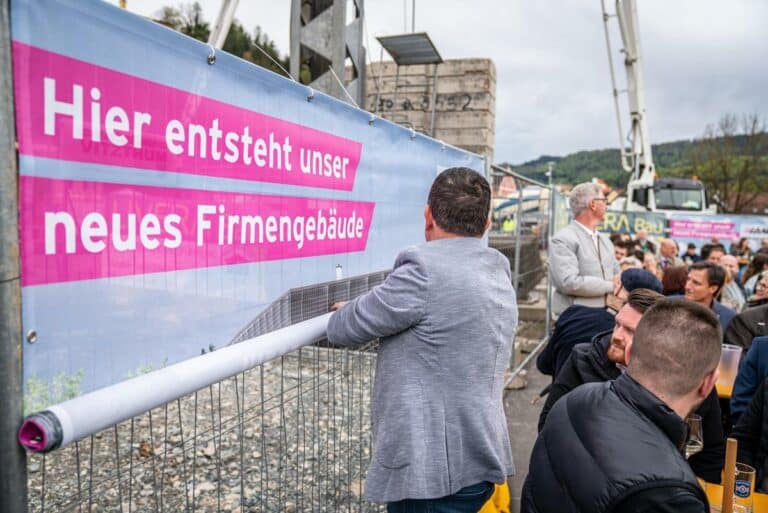 Grundsteinlegung des E.N.G.E.L. in Arnfels am 25. April 2023, Bild 22 von 39