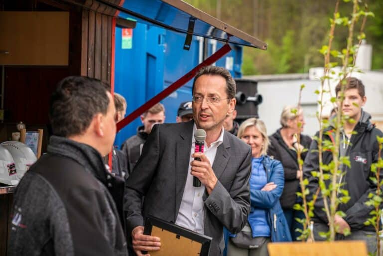 Grundsteinlegung des E.N.G.E.L. in Arnfels am 25. April 2023, Bild 32 von 39